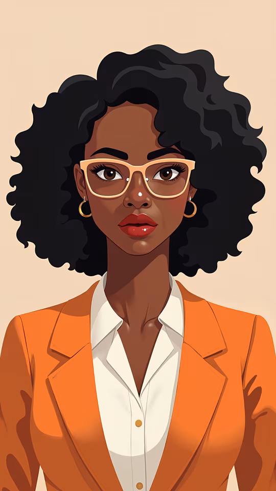 Confident Woman Illustration