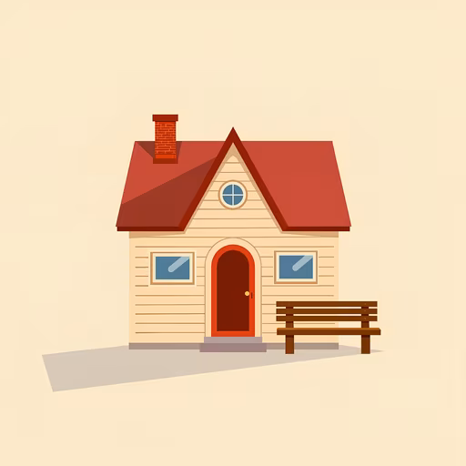 Cozy Cottage Illustration