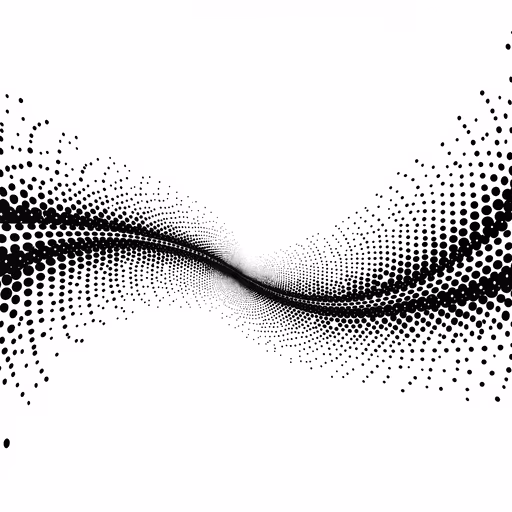 Dot Wave Illustration