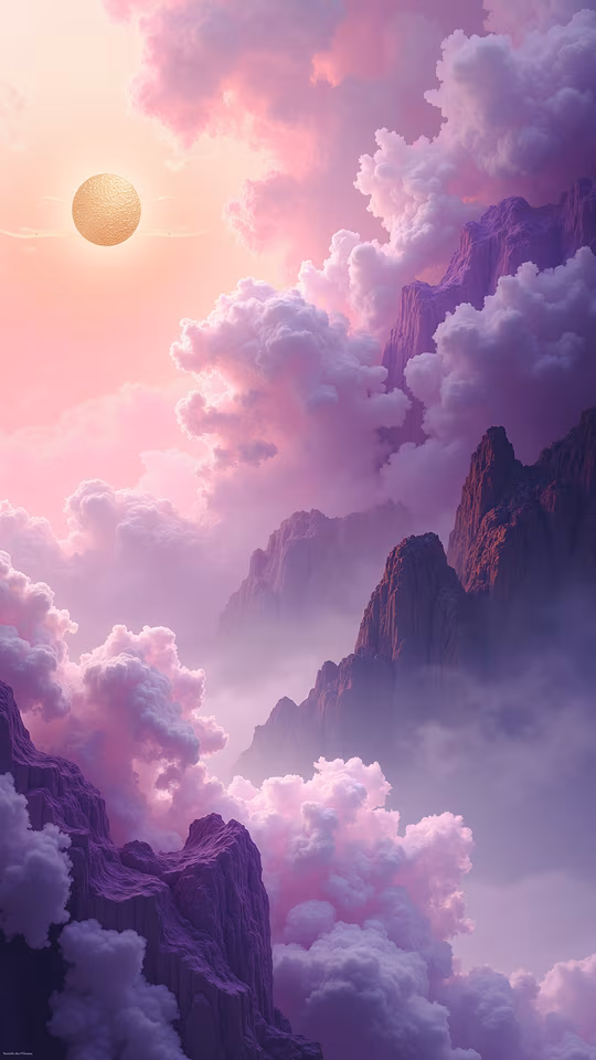 Dreamy Sunset Illustration