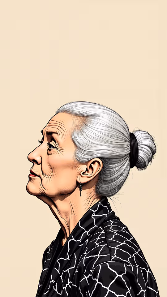 Elegant Profile Illustration