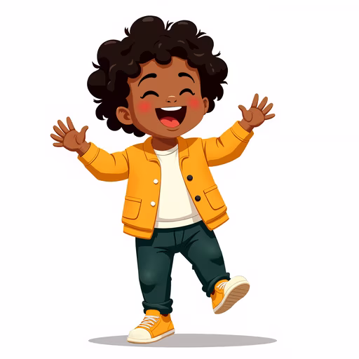 Happy Kid Illustration