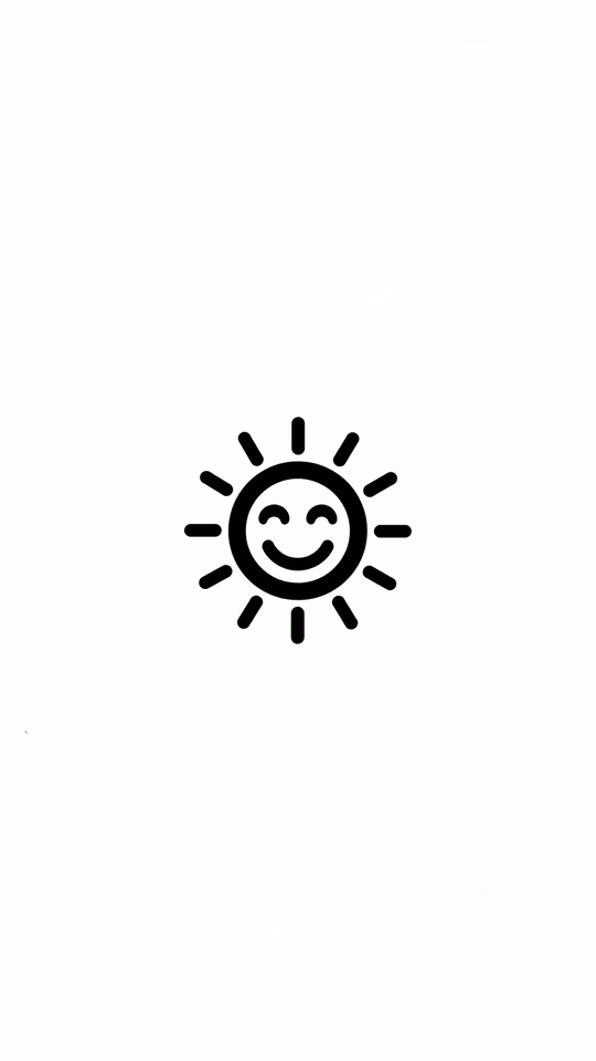Happy Sun Illustration