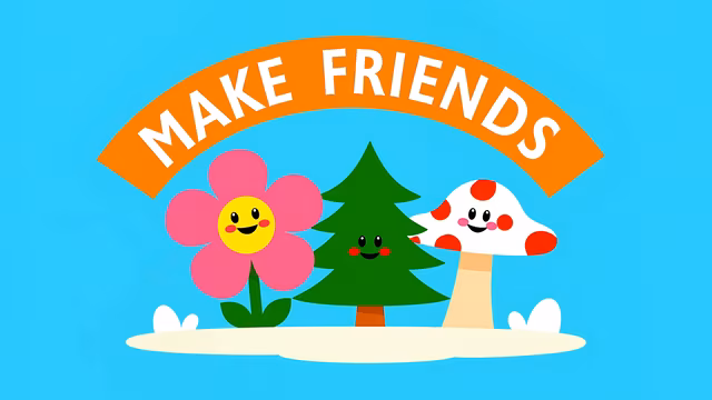 Make Friends Illustration