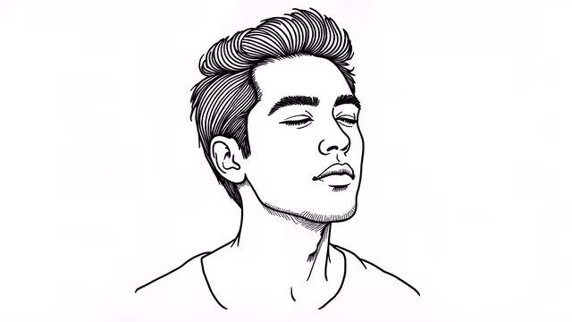Man with Closed Eyes