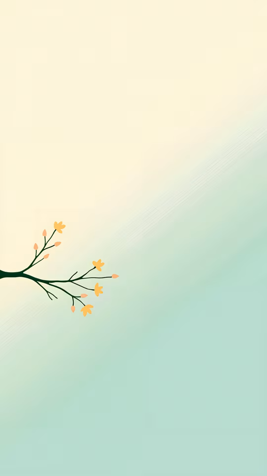 Minimalist Branch Illustration