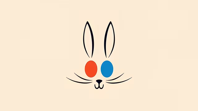Minimalist Rabbit Illustration