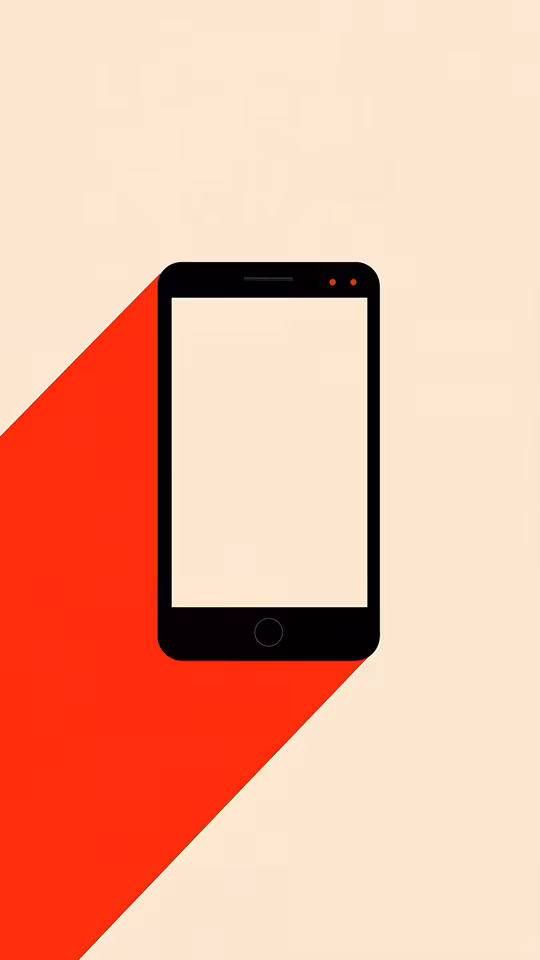 Minimalist Smartphone Illustration