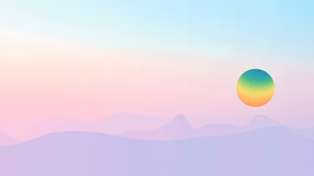 Minimalist Sunset Illustration