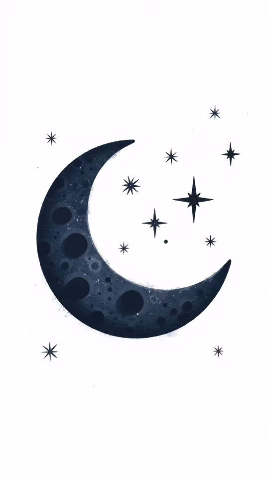 Moonlit Night Illustration