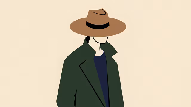 Mysterious Figure in Hat