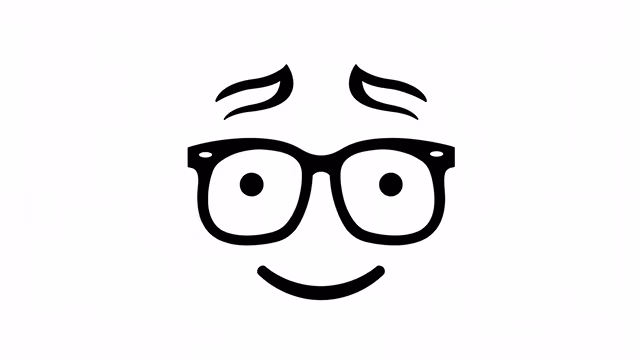 Nerd Glasses Illustration