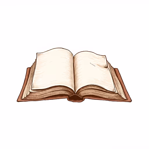 Open Book Illustration