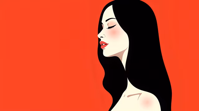 Red Profile Illustration