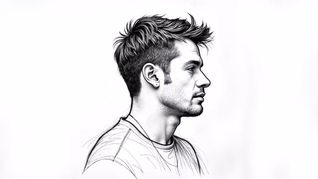Side Profile Sketch