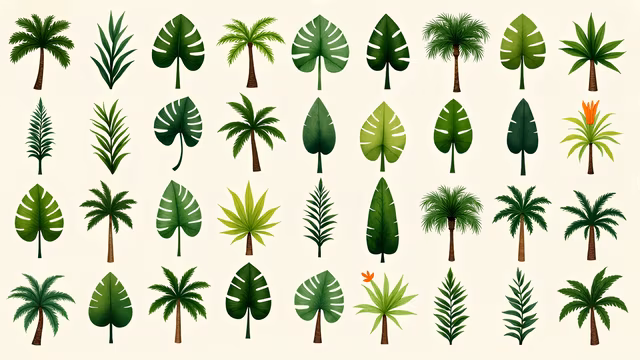 Tropical Leaves Illustration