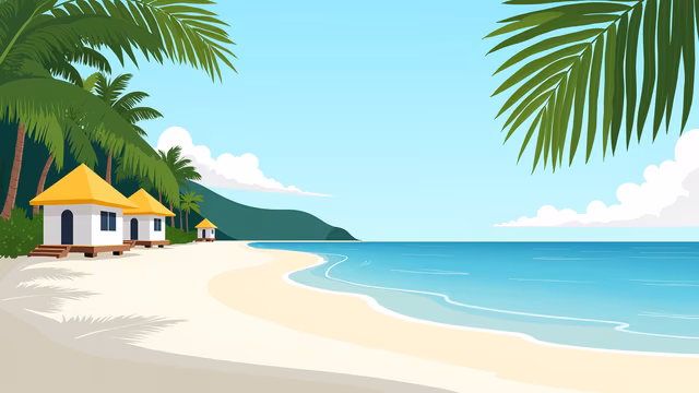 Tropical Paradise Illustration