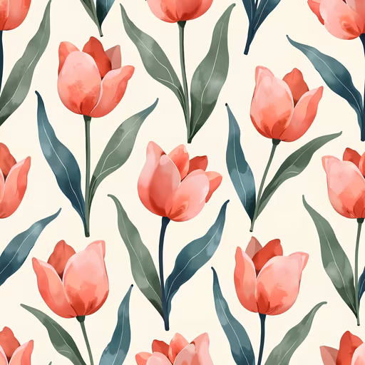 Tulip Pattern Illustration