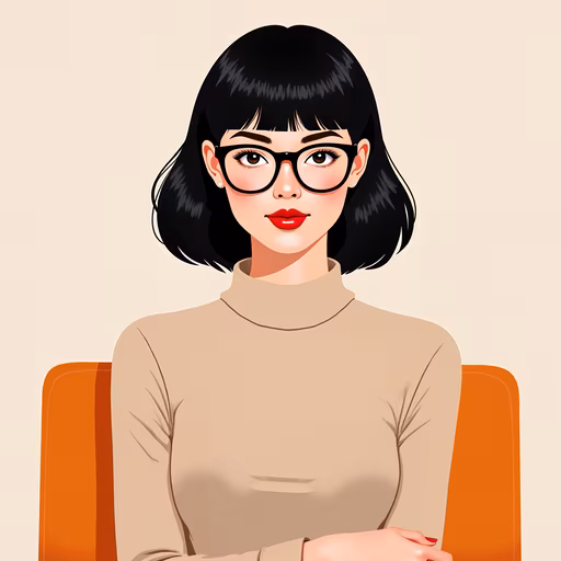Vintage Glasses Illustration