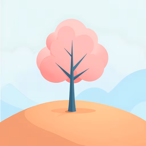 Abstract Tree Illustration