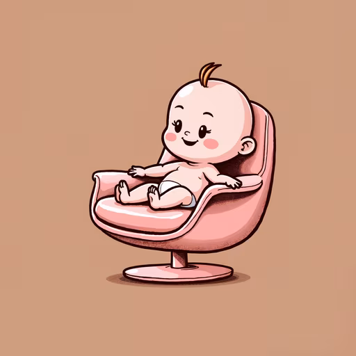 Baby Relaxing in Chair
