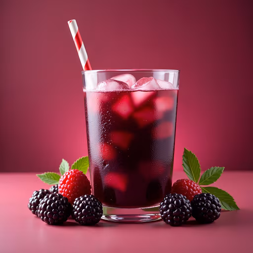 Berry Beverage Illustration