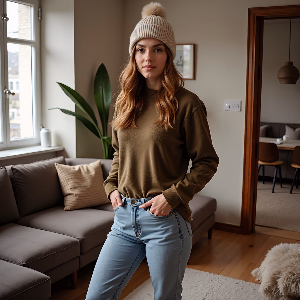 Casual comfort in a modern living room setting.