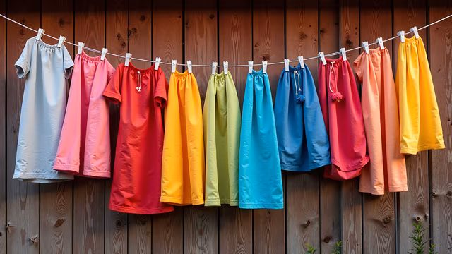 Colorful Clothes Line