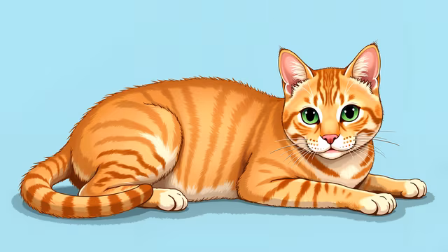 Cute Cartoon Cat