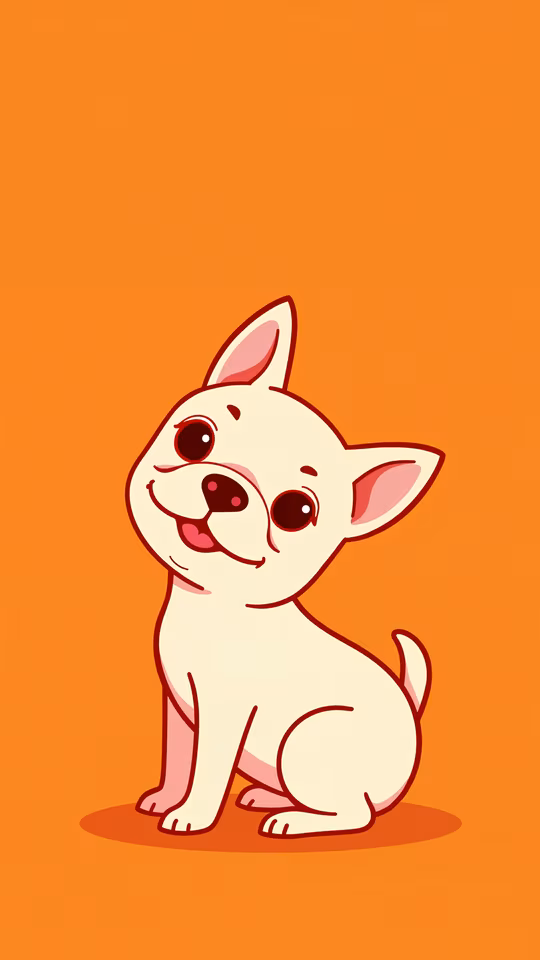 Cute Cartoon Dog