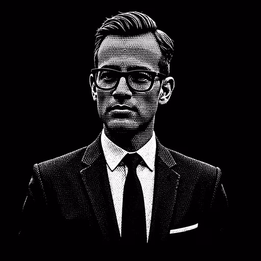 Dotted Suit Portrait