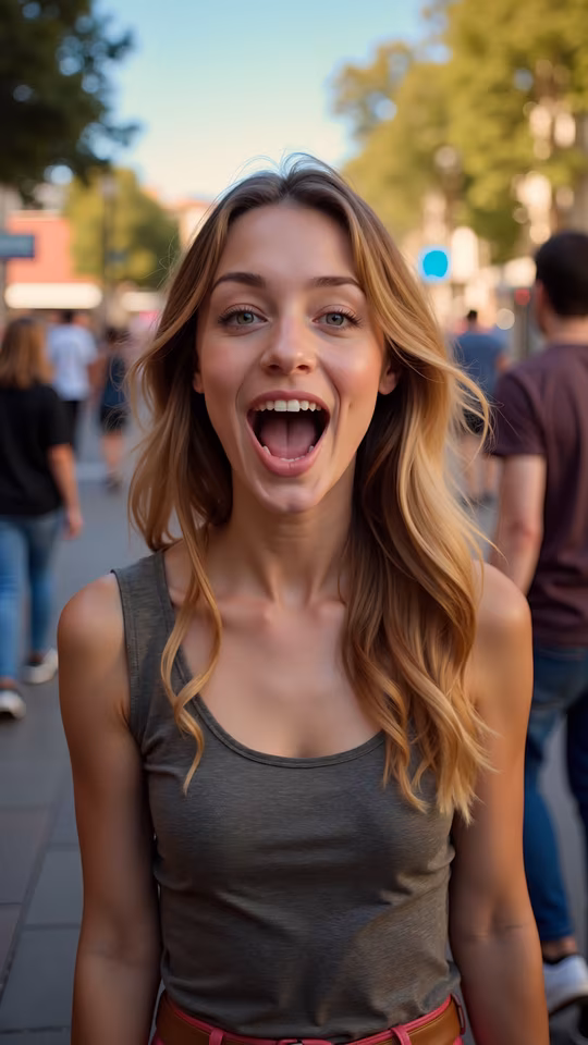 Excited Woman