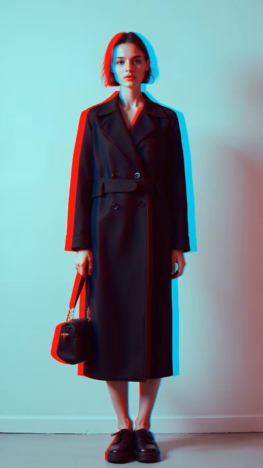 Fashion Portrait with Neon Colors