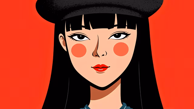 Girl with Beret
