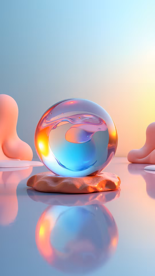 Glass Sphere Reflection