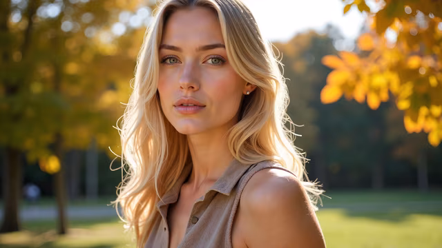 Golden Light Portrait