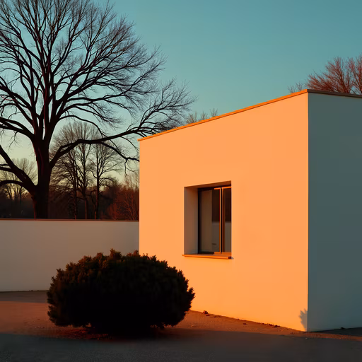 Minimalist Sunset House