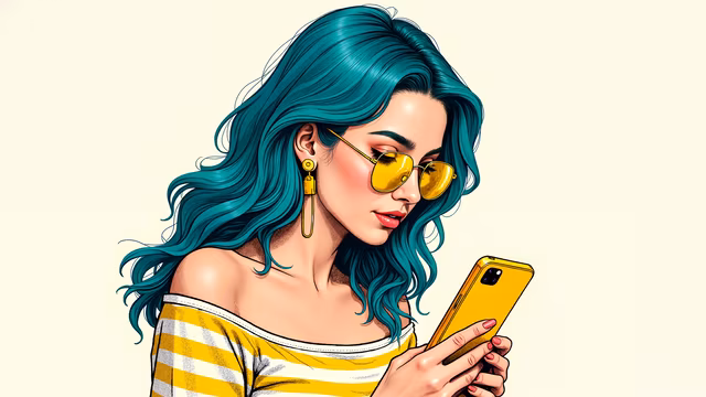 Modern Pop Art Girl