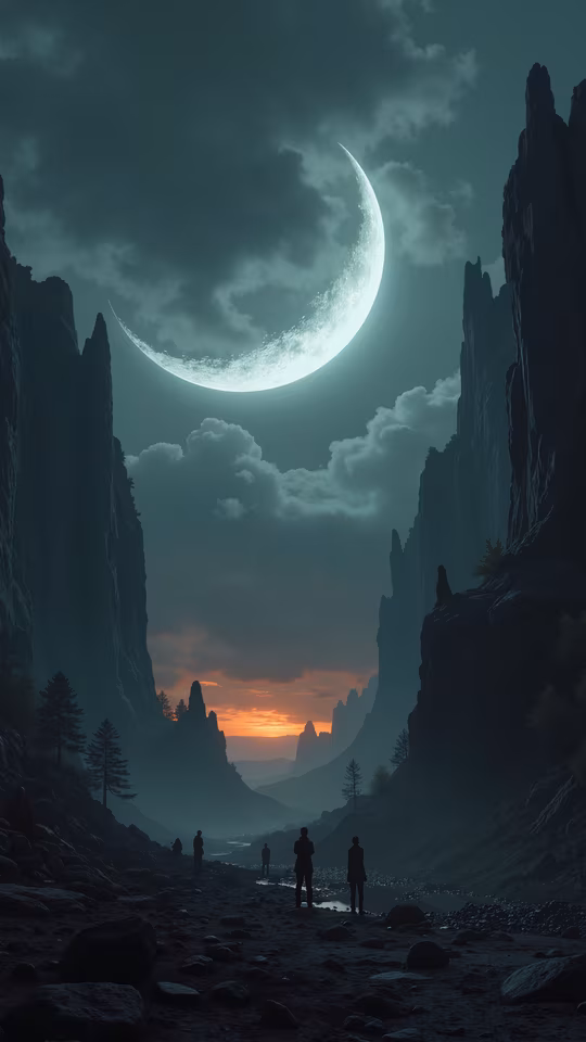 Moonlit Canyon