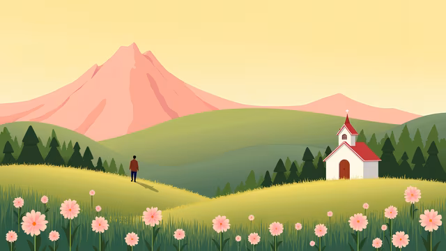 Mountain Chapel Illustration