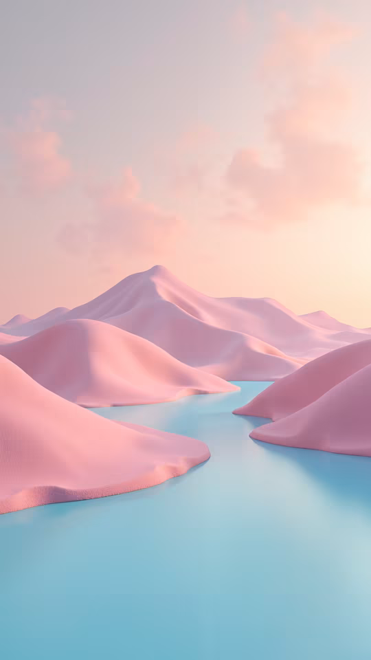 Pastel Dreamland Illustration