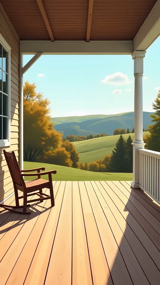 Peaceful Porch View