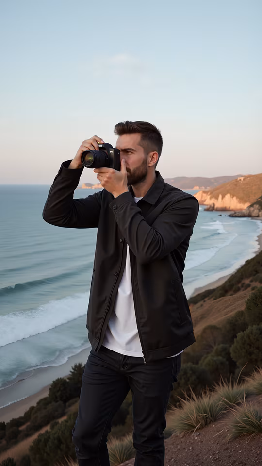 Photographer Capturing the Sunset