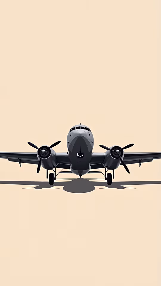 Vintage Airplane Illustration