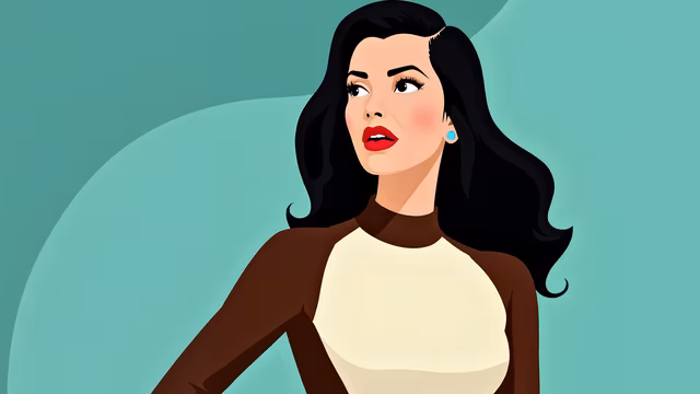 Vintage Glamour Illustration