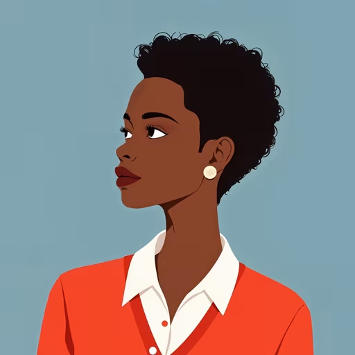 Woman in Red Sweater