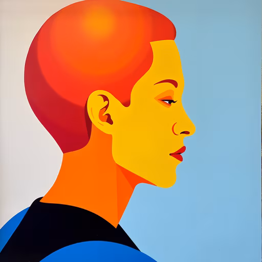 Abstract Profile Portrait