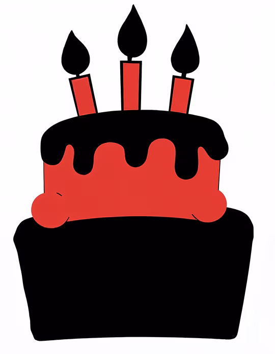 Birthday Cake Illustration