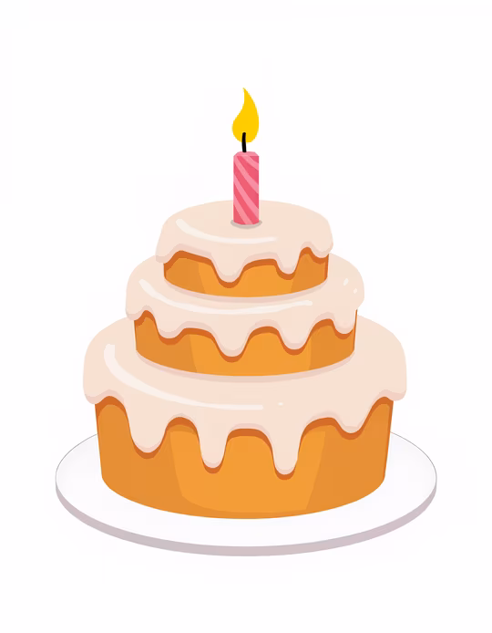 Birthday Cake Illustration