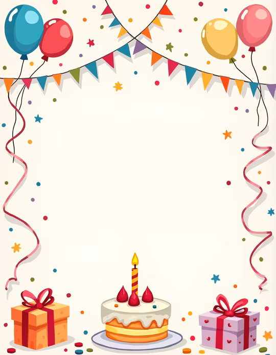 Birthday Celebration Illustration